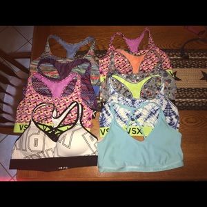 7 Victoria’s Secret bras, 1 Under Armour